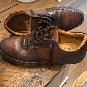 Thursday Boot Company Dark Brown Leather Sneakers
